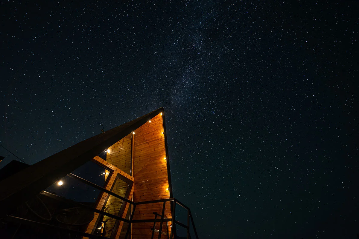 6 căsuțe A-frame